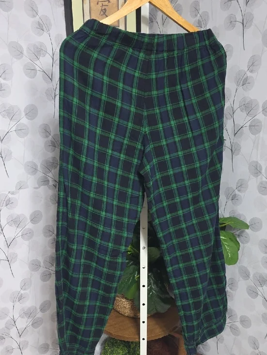 J. Crew Black Watch Plaid Pajama Set - Size XS - Picture 9 of 10